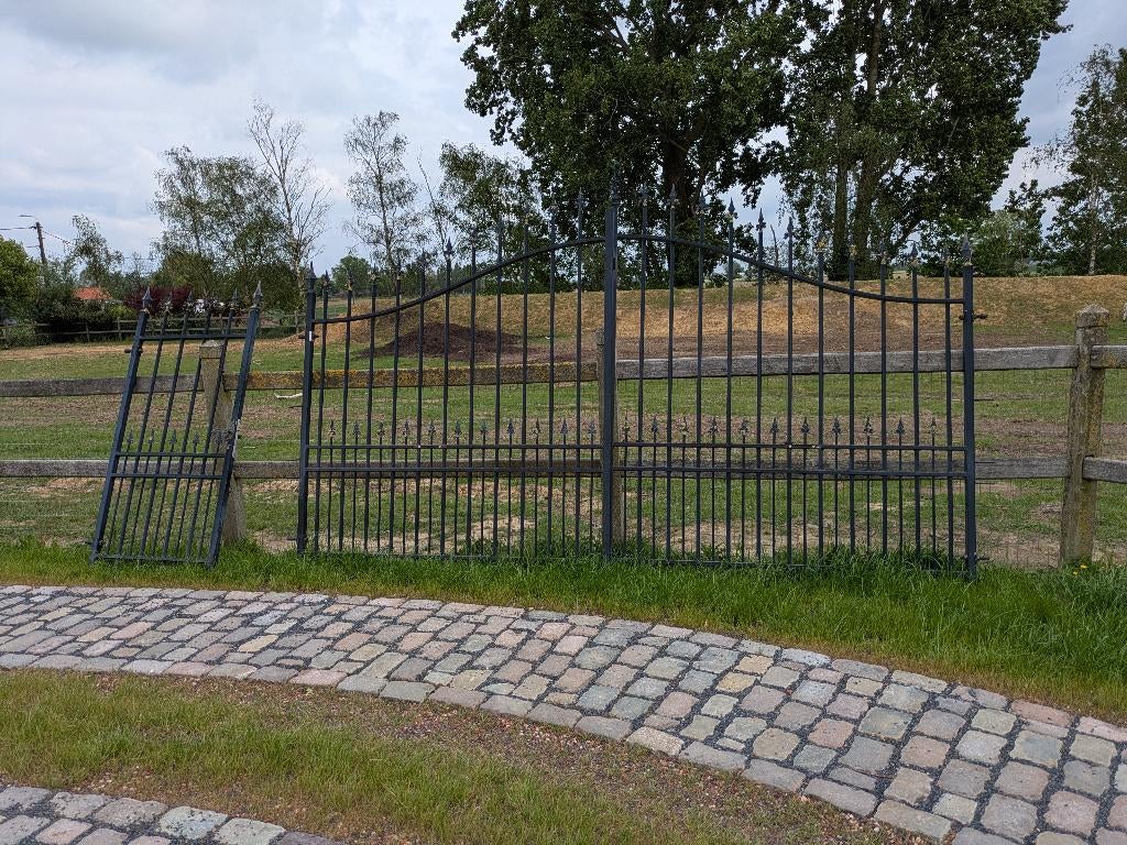 hekken poort, Ophalen, Gebruikt, IJzer