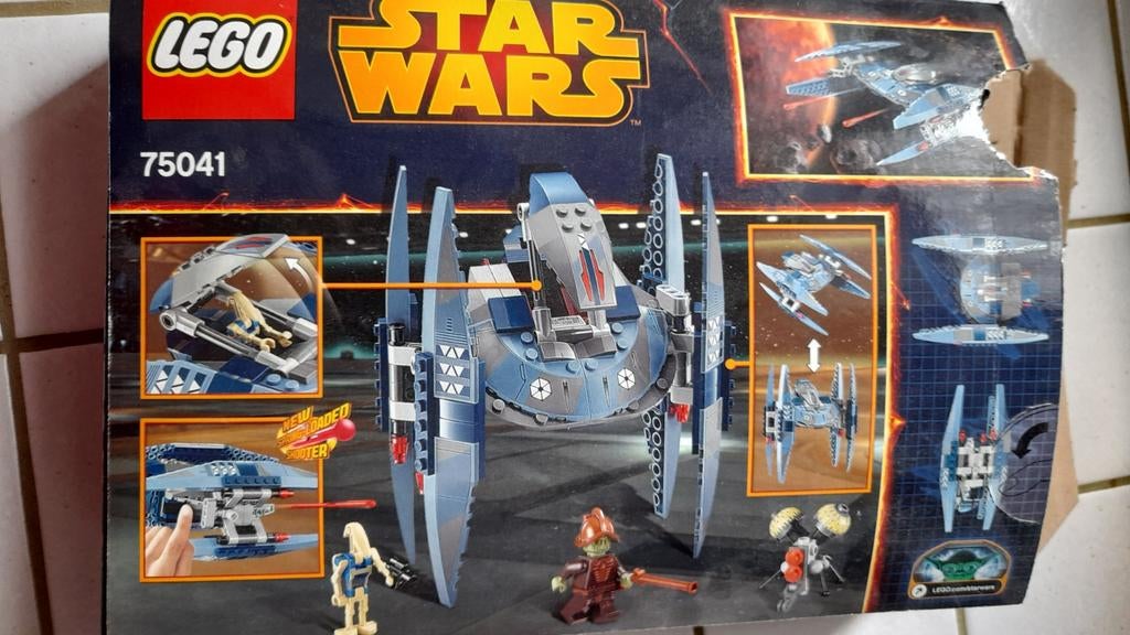 Lego, Star Wars, Vulture Droid nr 75041, perfecte staat, Ophalen of Verzenden, Zo goed als nieuw