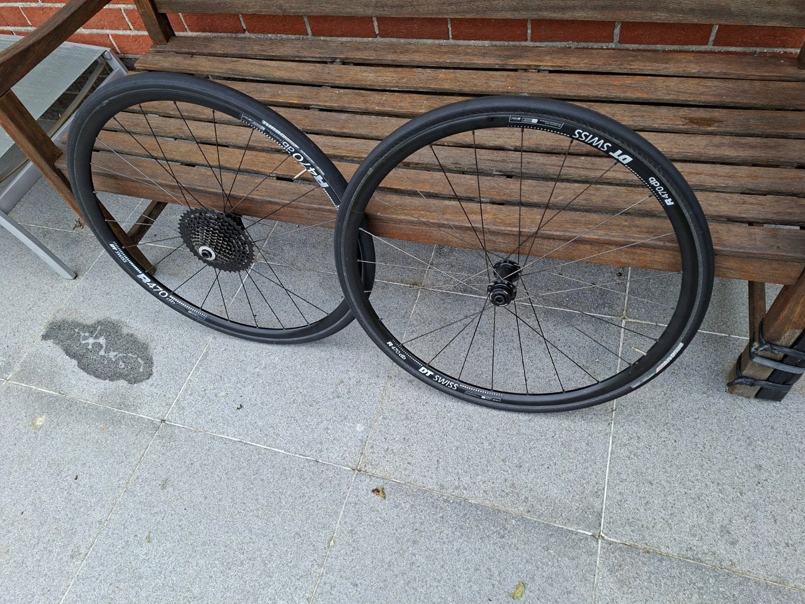 Roues DT Suisse pour vélo de route ou VTT avec sangles et pi, Enlèvement ou Envoi, Dt swiss, Comme neuf, Aluminium