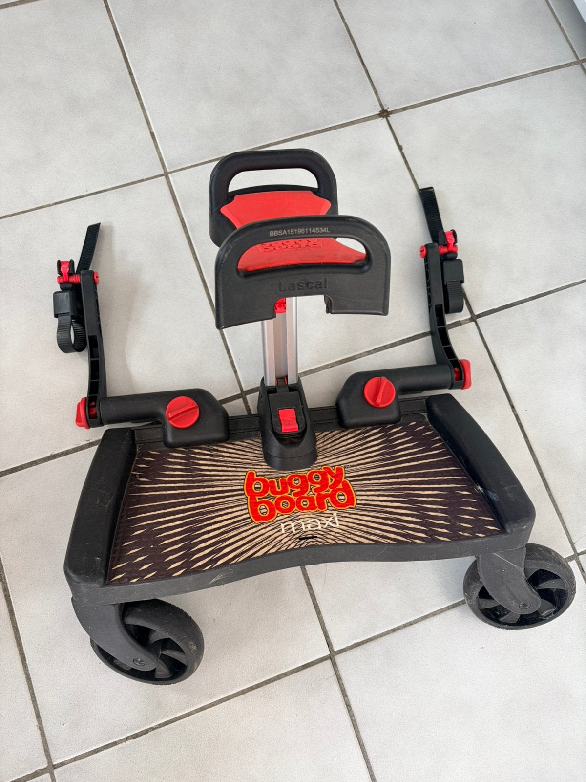 Lascal buggy board maxi plus, Kinderen en Baby's, Ophalen, Gebruikt