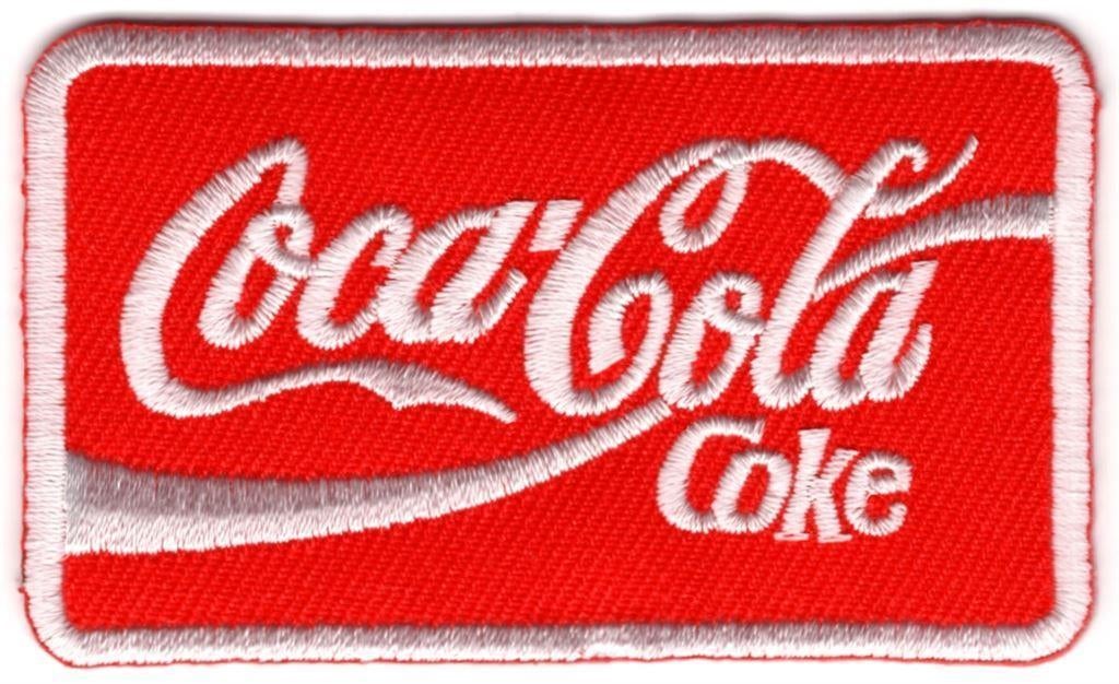 Coca Cola stoffen opstrijk patch embleem #3, Verzamelen, Kleding en Patronen, Nieuw, Verzenden