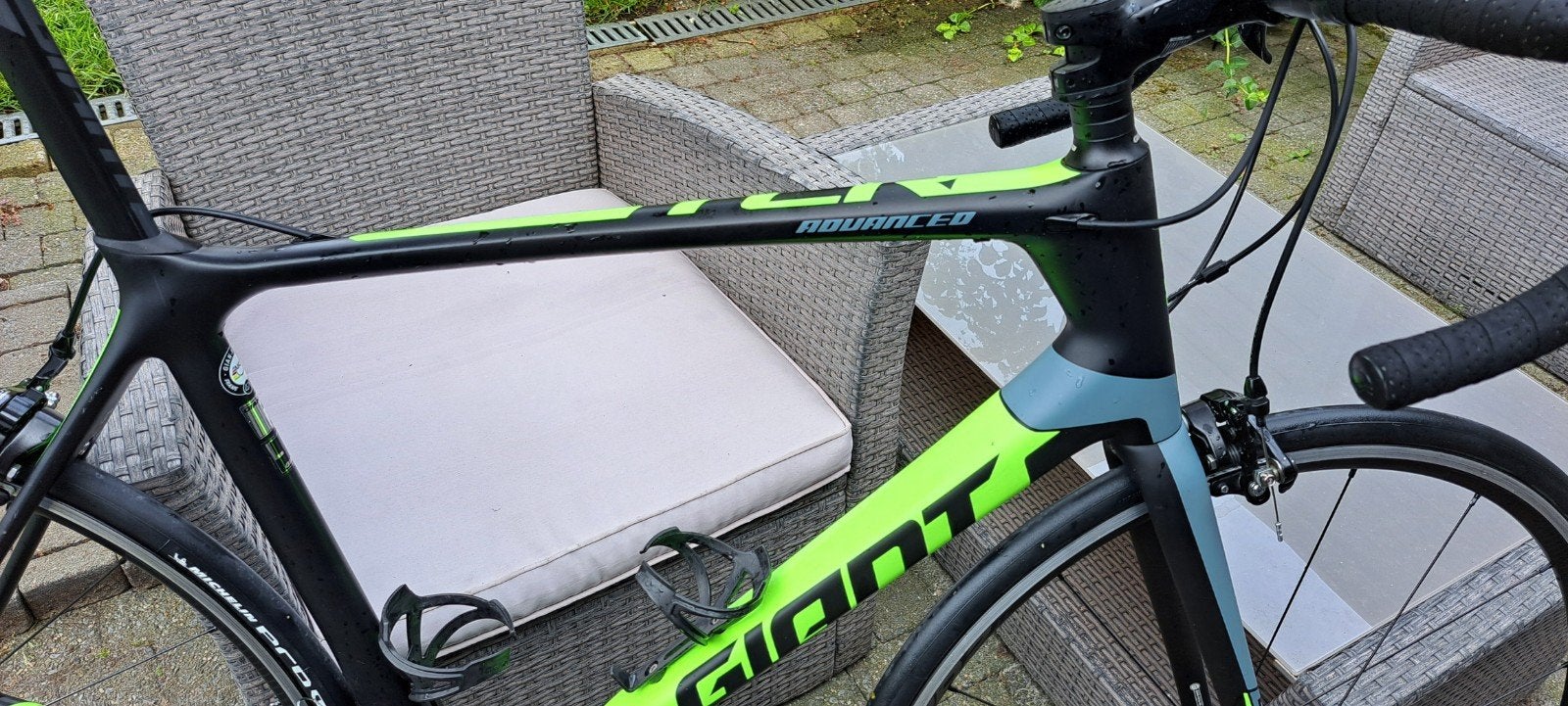 Giant Tcr advanced nieuwstaat., Ophalen, 28 inch, Velgrem, Aluminium
