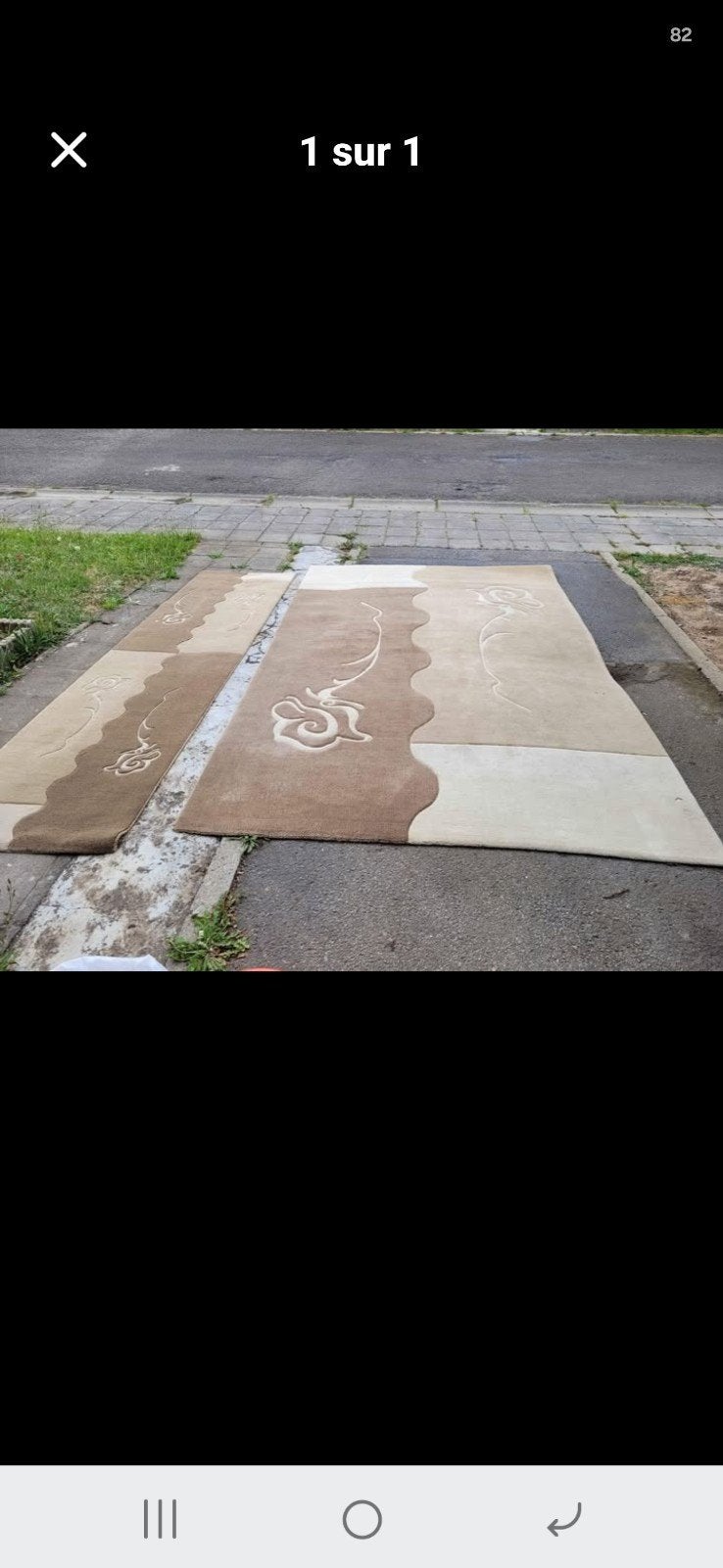tapis, Enlèvement ou Envoi