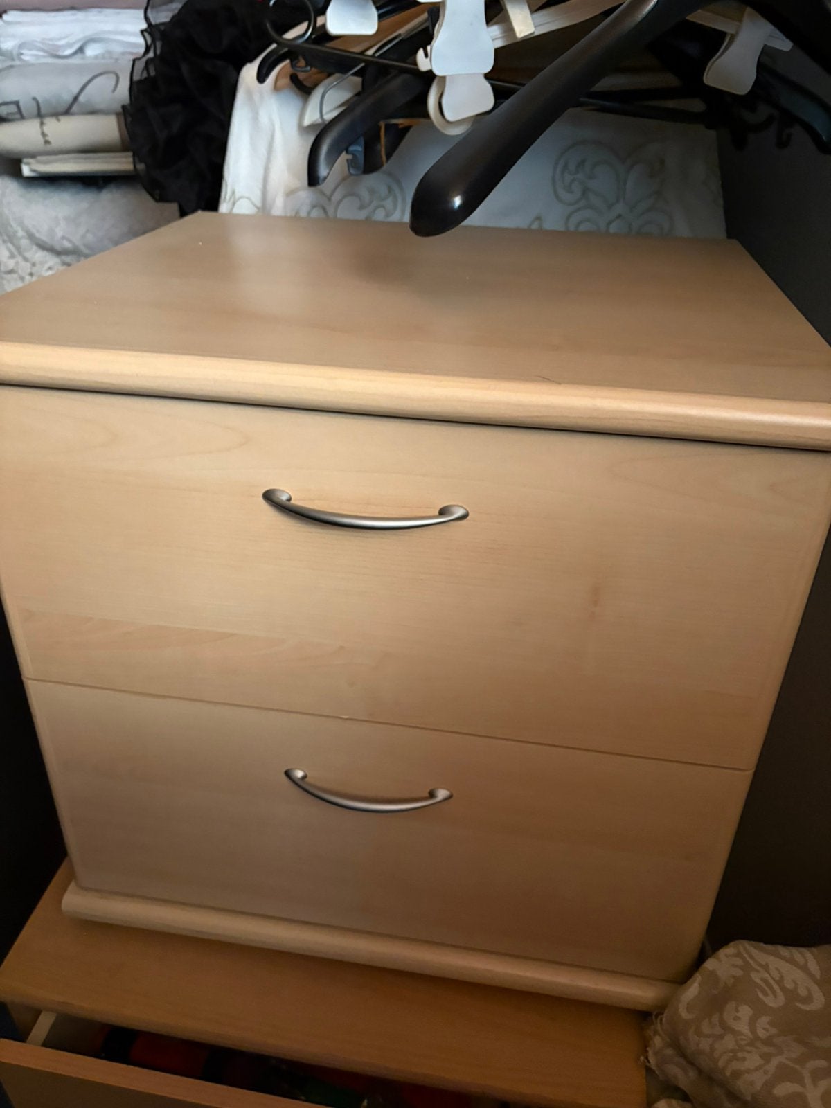 Ladenkast + 1 persoons bed in beuk, Ophalen, Gebruikt