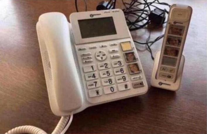 Grote toetsen telfoon, Telecommunicatie, Vaste telefoons | Niet Draadloos, Ophalen, Zo goed als nieuw
