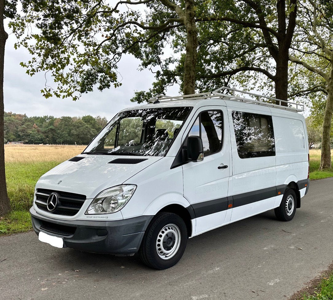 Mercedes sprinter 313cdi doubel cabine, Euro 5, Achat, Boîte manuelle, Noir