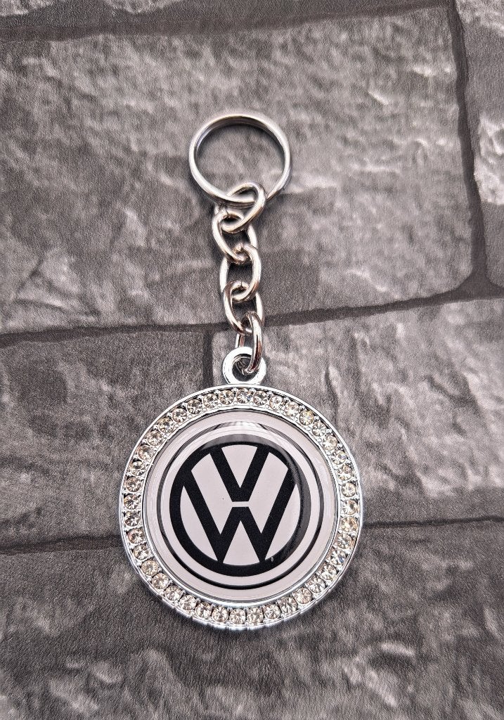 porte-clé volkswagen strass rond, Verzamelen, Sleutelhangers, Overige typen, Nieuw, Ophalen of Verzenden