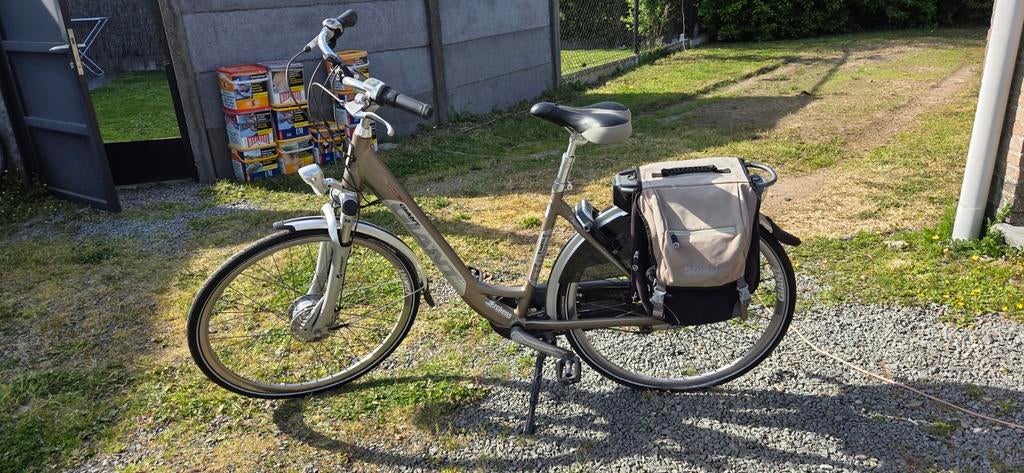 Elektrische damesfiets(giant)met de 2batterijen en oplader, Ophalen, Gebruikt, Giant