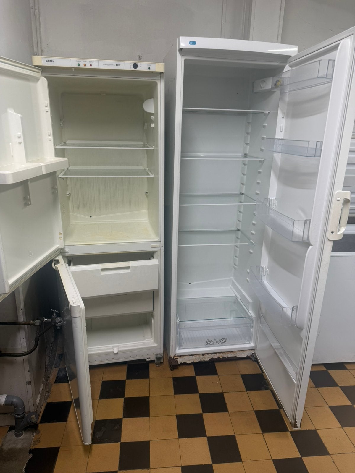 Verschillende vrieskasten, Ophalen, Gebruikt