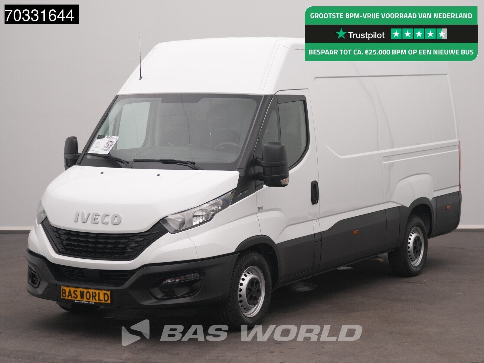 Iveco Daily 35S14 L2H2 Airco Cruise 3500kg trekgewicht Euro6, Auto's, Stof, Gebruikt, Euro 6, Iveco