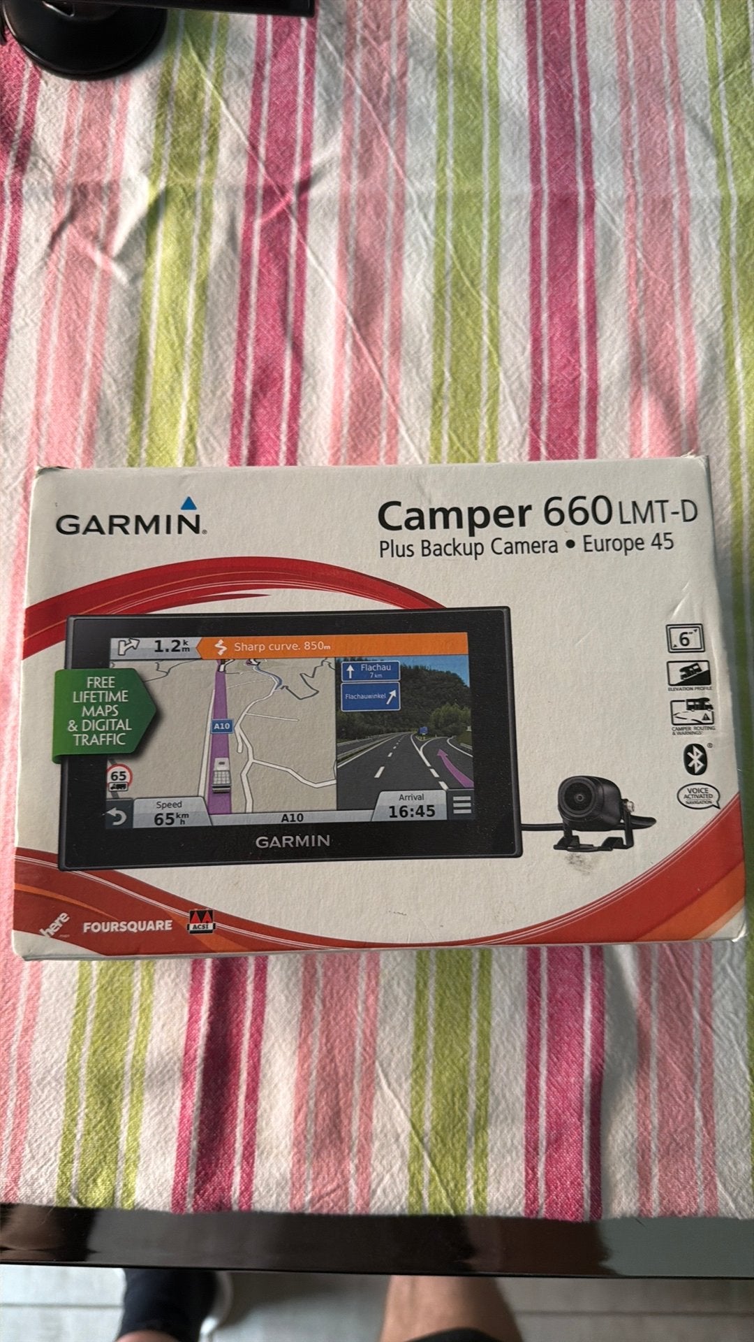 Garmin gps camper 660, Motos, Enlèvement ou Envoi, Comme neuf