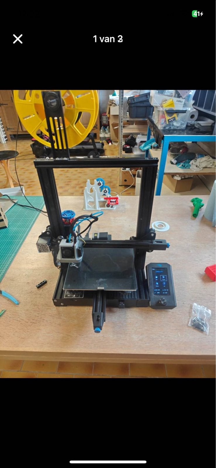 Creality ender v3 met upgrades, Enlèvement, Utilisé, Filament