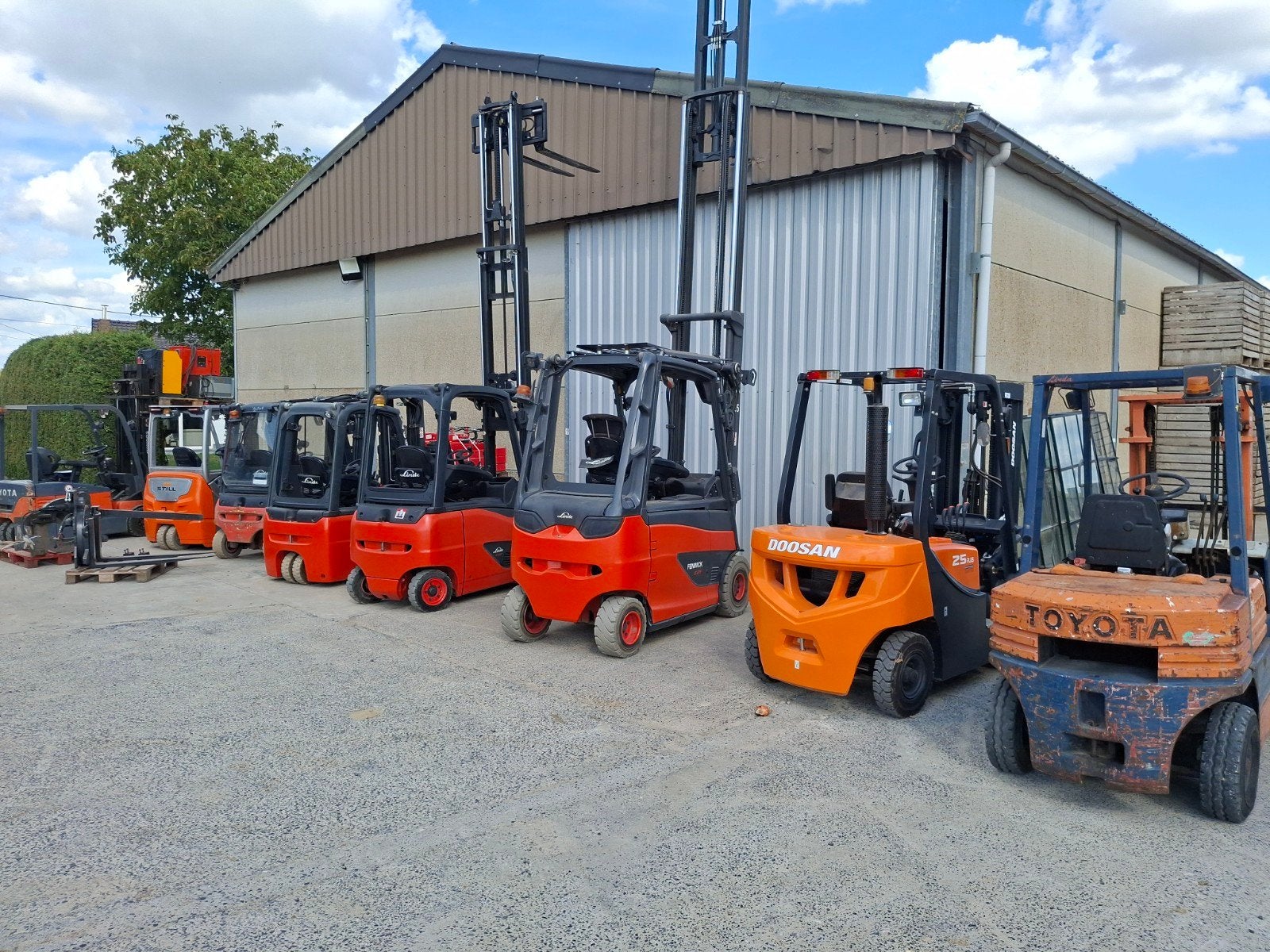 LINDE ,STILL,TOYOTA,DOOSAN, Zakelijke goederen, Ophalen, Diesel, Linde, Vergel105@hotmail.com