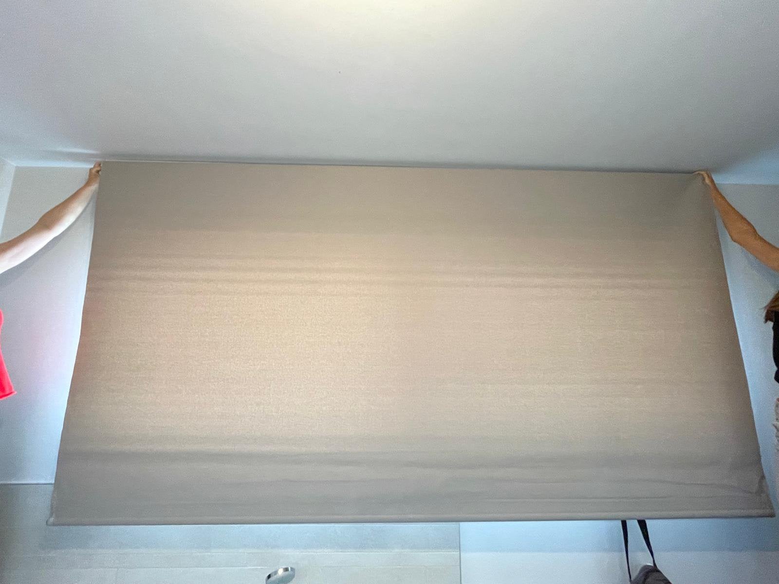Waterbestendig rolgordijn, Maison & Meubles, Ameublement | Rideaux & Stores à lamelles, Autres marques, Gris, 176 cm, Comme neuf