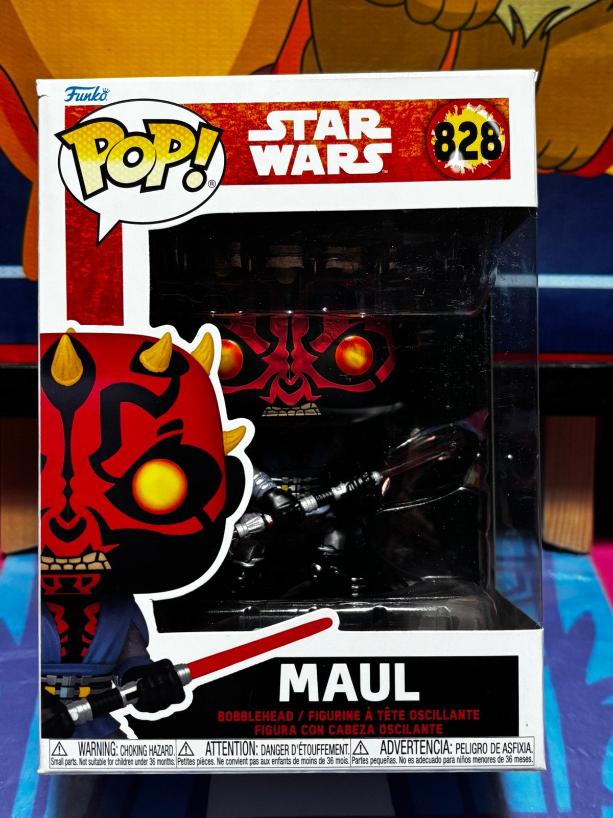 Figurine Funko Pop! Star Wars Darth Maul 828, Collections, Enlèvement ou Envoi, Neuf