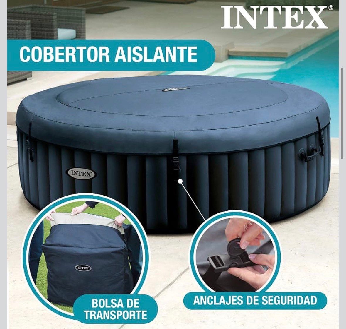 Jacuzzi 6 personen!, Tuin en Terras, Bubbelbaden en Hottubs, Ophalen, Gebruikt, Filter, Opblaasbaar