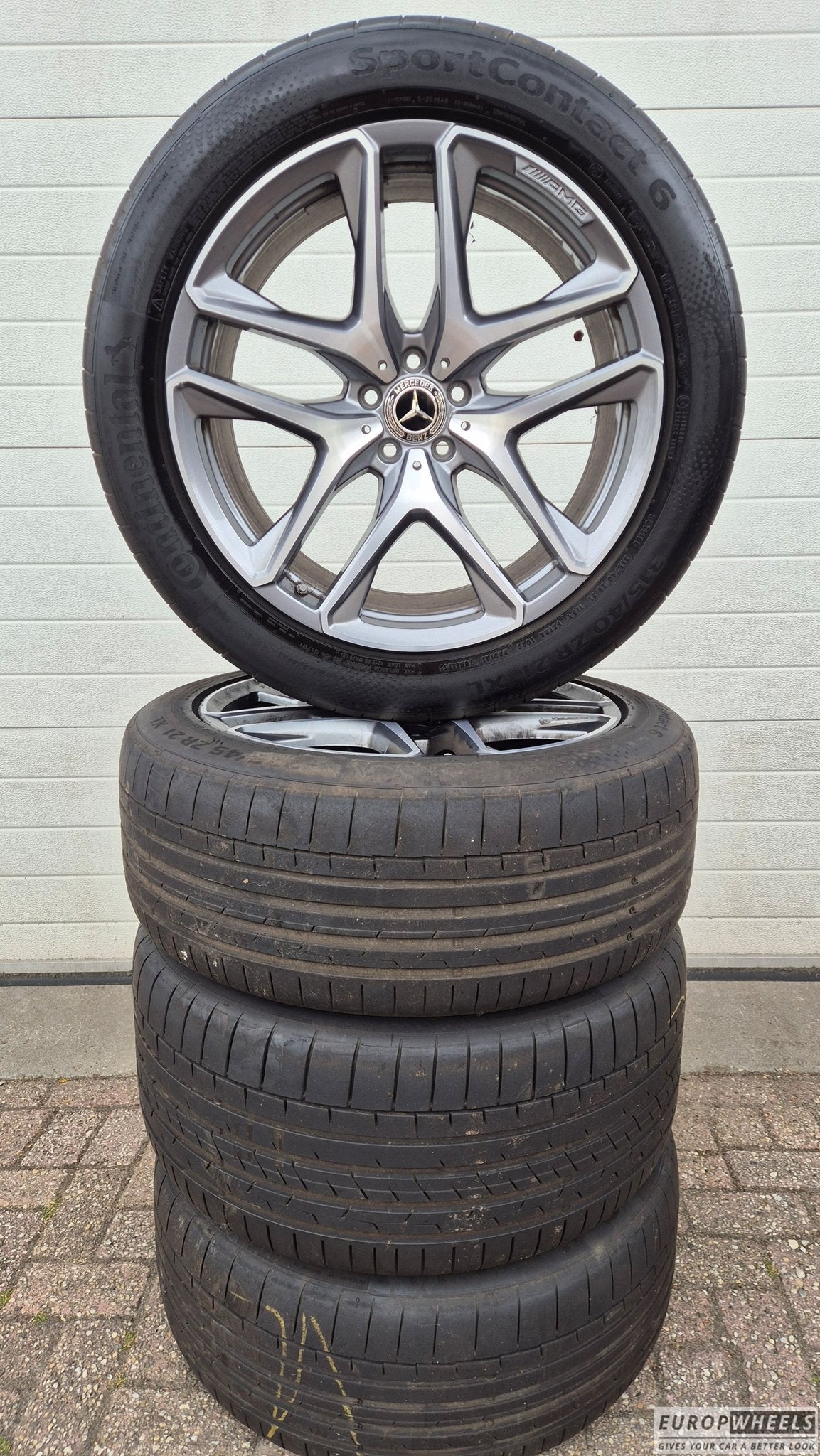 21 inch Mercedes GLE V167 C167 velgen zomerbanden, Auto-onderdelen, Banden en Velgen, Gebruikt, -, 275 mm, -
