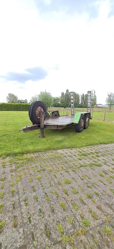 Platte kar, dieplader, Ophalen of Verzenden