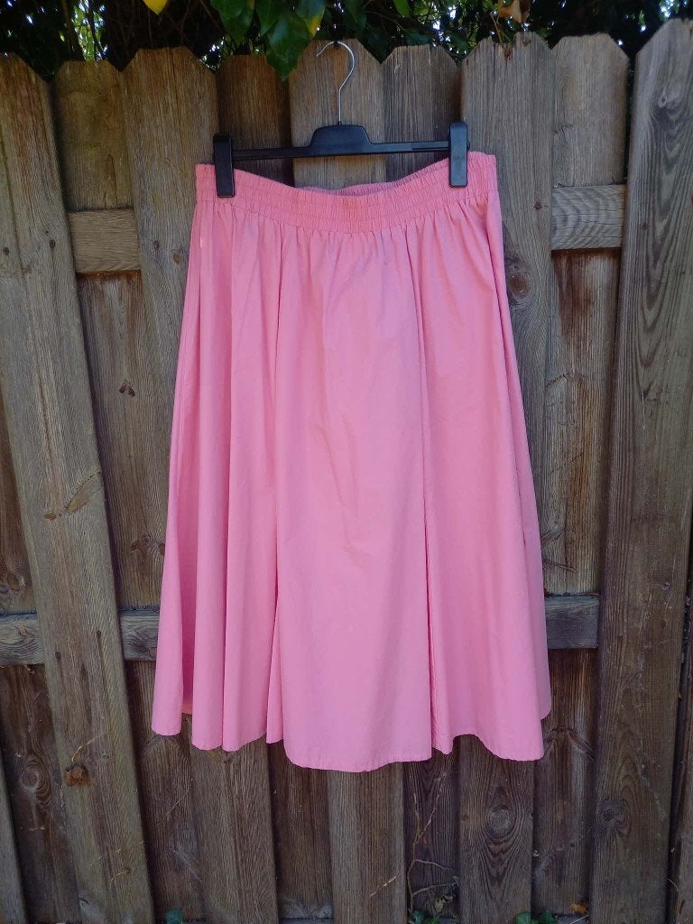 Rok roze & rok geel, maat 48, lengte 88 cm, 2 euro per stuk, Vêtements | Femmes, Jupes, Enlèvement, Taille 46/48 (XL) ou plus grande