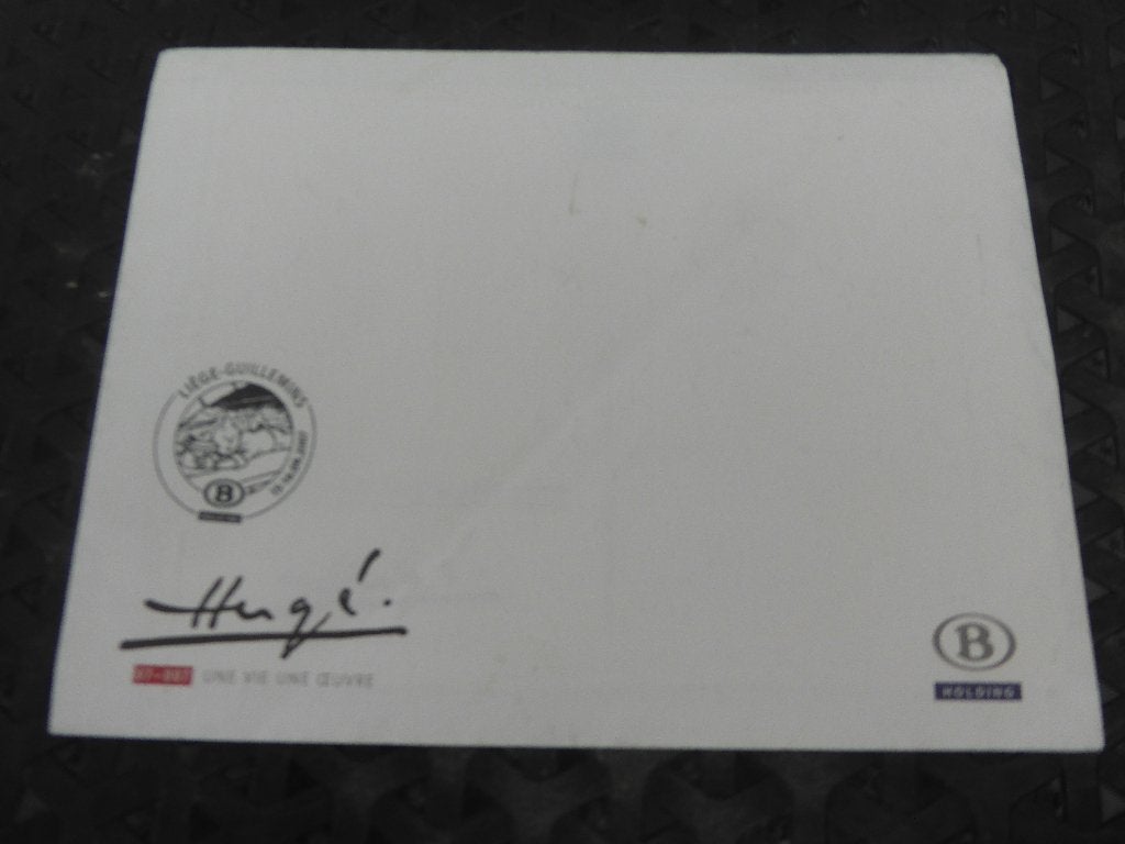 tintin ,Hergé ,liege Guillemin carte + enveloppe, Enlèvement ou Envoi, Tintin, Utilisé