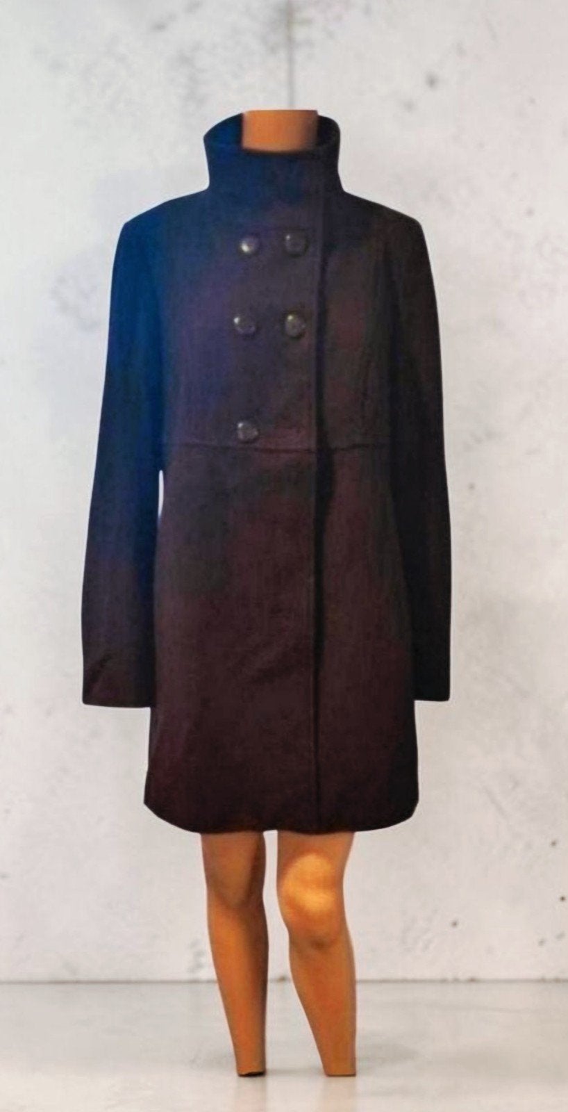 BENETTON Zwarte Gevoerde Prachtige Jas Maat 46 (M), Kleding | Dames, Maat 38/40 (M), Benetton, Zwart, Ophalen of Verzenden