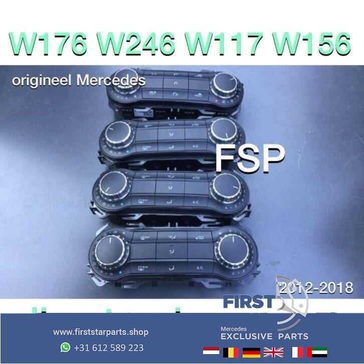 W176 A W246 B W117 CLA W156 GLA Klasse airco paneel / clima, Auto-onderdelen, Gebruikt, -, Ophalen of Verzenden, -