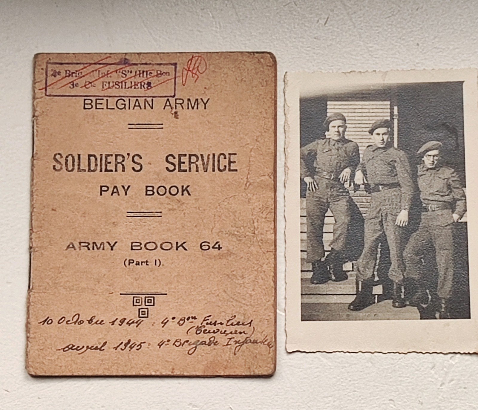 ww2 notitieboek boek Belgian Army, Ophalen of Verzenden