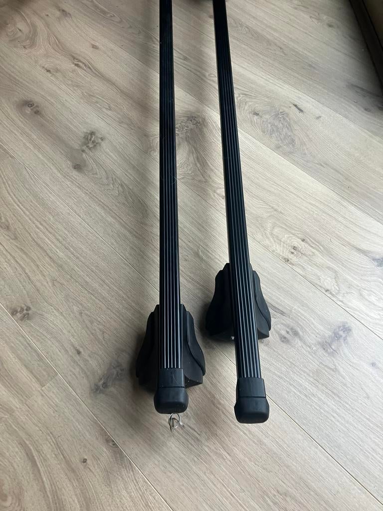 Thule dakdragers + dakkoffer, Autos : Divers, Porte-bagages, Utilisé, Enlèvement