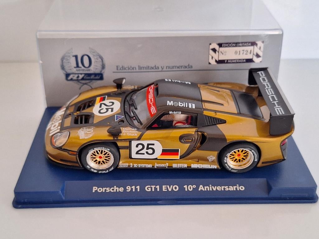 Fly Slotcar Porsche 911 GT1 10th Aniversario A2003, Overige merken, Racebaan, Verzenden, Nieuw