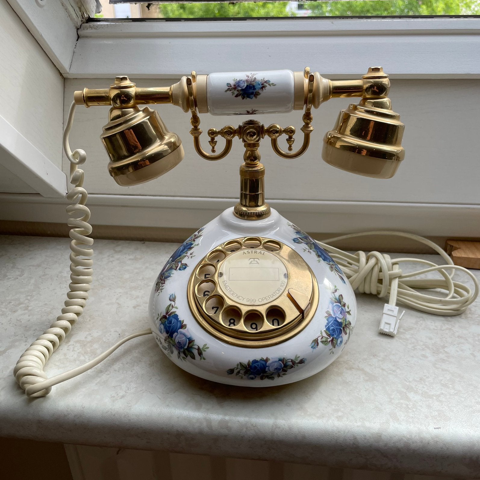 Vintage Royal Albert “The Artistic” telefoontoestel, Telecommunicatie, Vaste telefoons | Niet Draadloos, Ophalen, Zo goed als nieuw