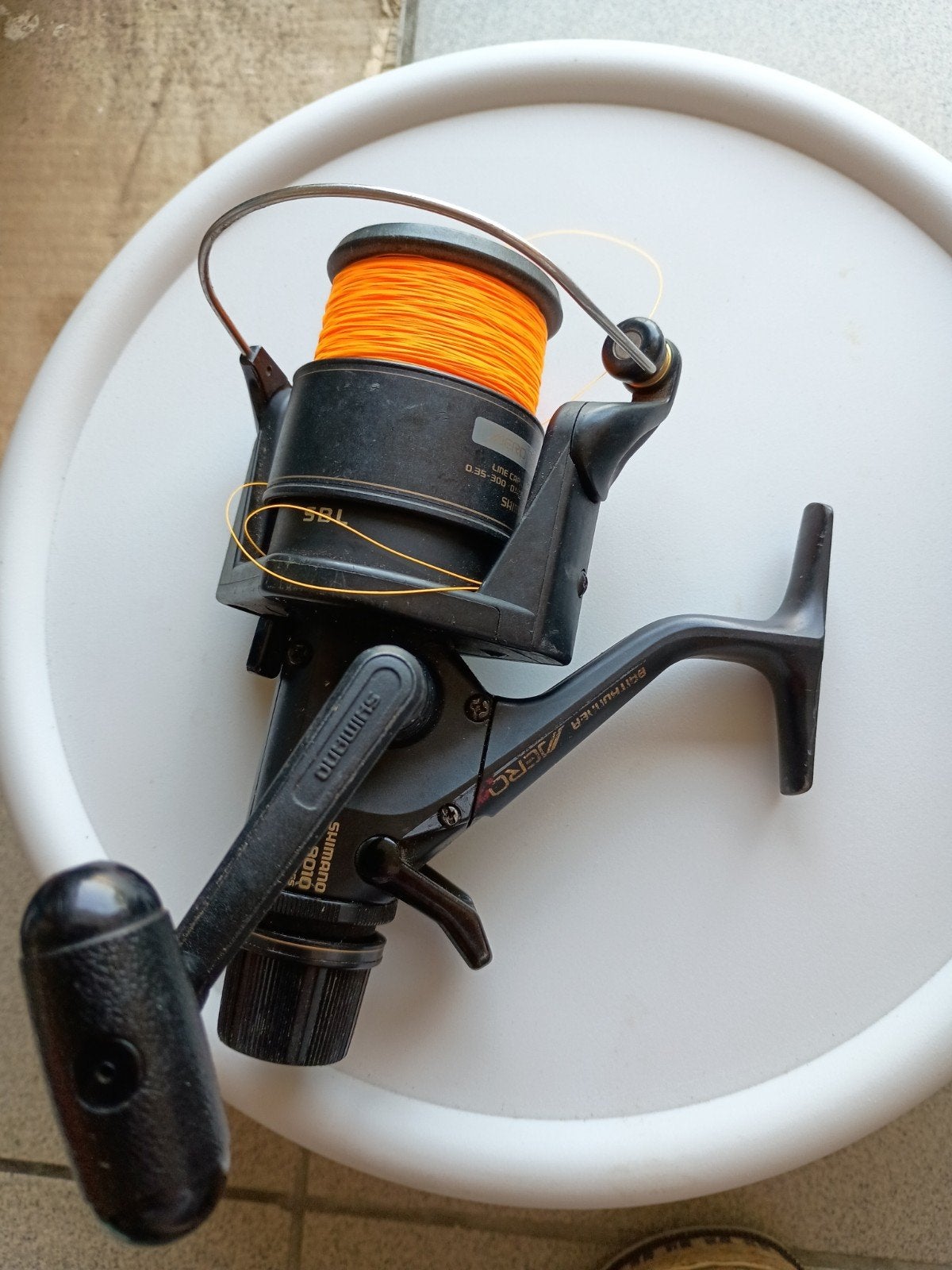 Moulinet de pêche Shimano 8010, Enlèvement
