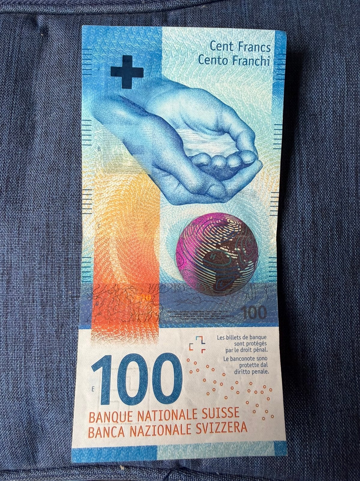 Biljet 100 Zwitserse Franken - heel mooi, Timbres & Monnaies, Envoi