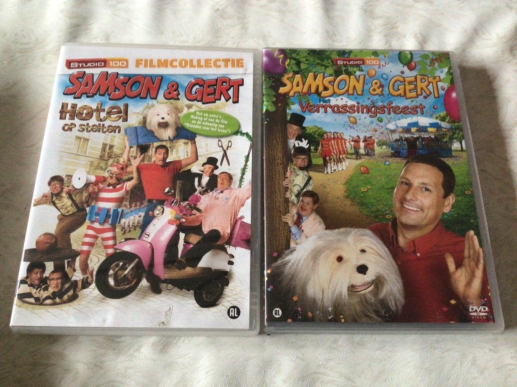 Samson En Gert Dvd Hotel op stelten enz, Cd's en Dvd's, Ophalen of Verzenden