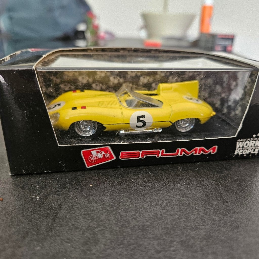 Brumm Jaguar Type D Le Mans 1956 num 5 1/43, Enlèvement ou Envoi, Neuf, Voiture