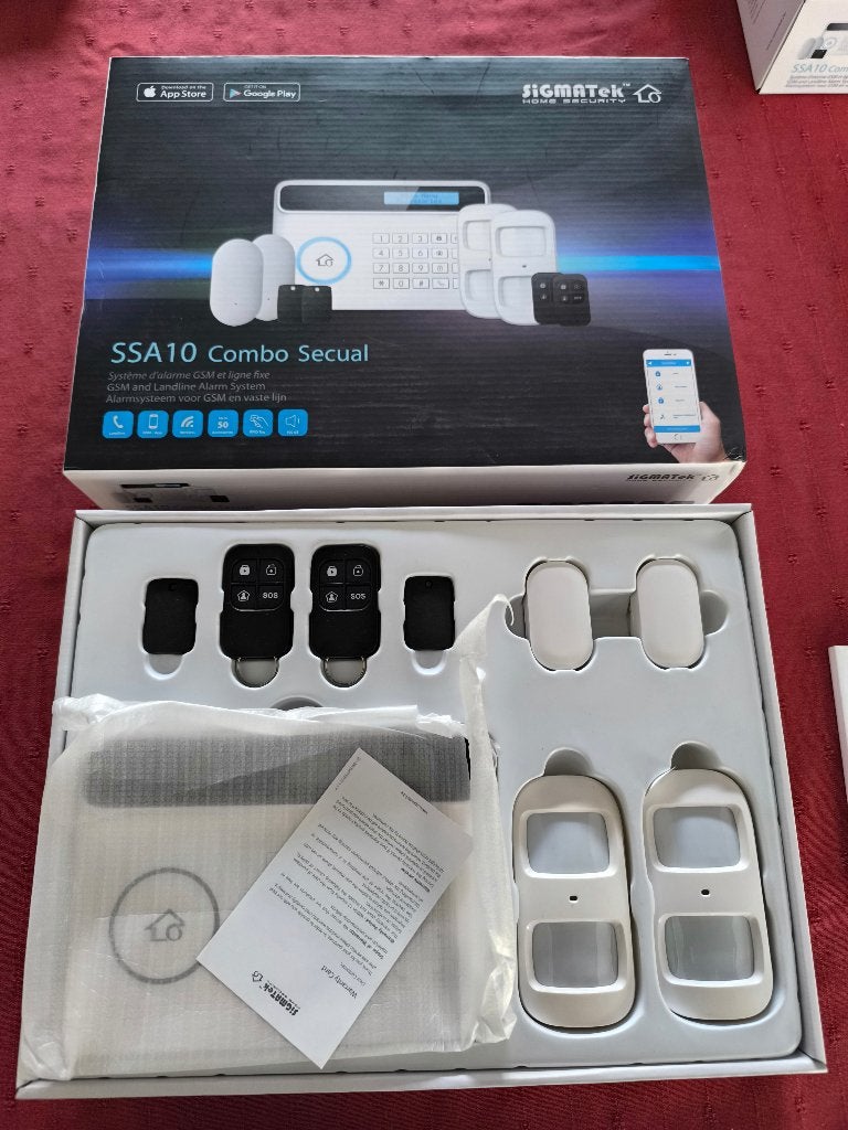 alarme maison sigmatek ssd10, Enlèvement ou Envoi, Système complet, Sans fil, Neuf