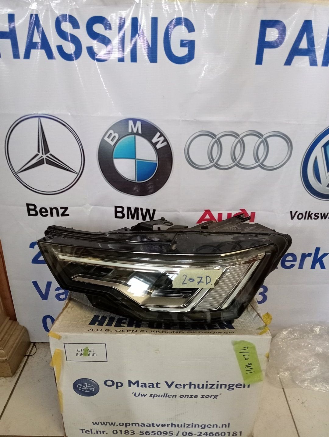 Audi A6 4K Matrix Koplamp Links 4k0941039, Gebruikt, -, -, -