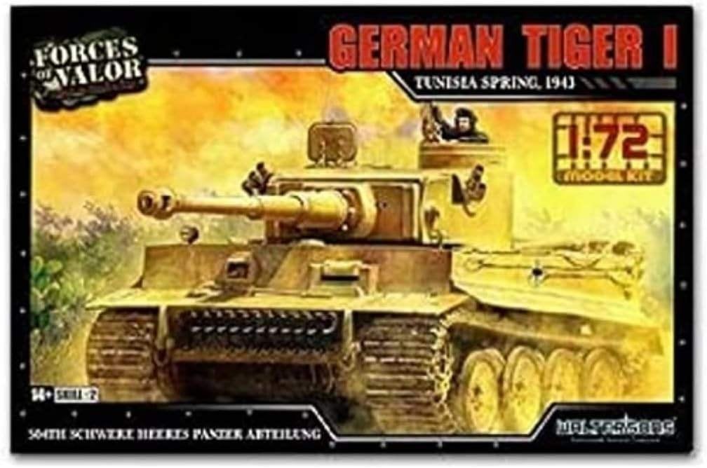 FORCES OF VALOR 873001A TIGER I TUNESIA, SPRING 1943 1/72, Neuf, Autres marques, 1:50 ou moins, Tank