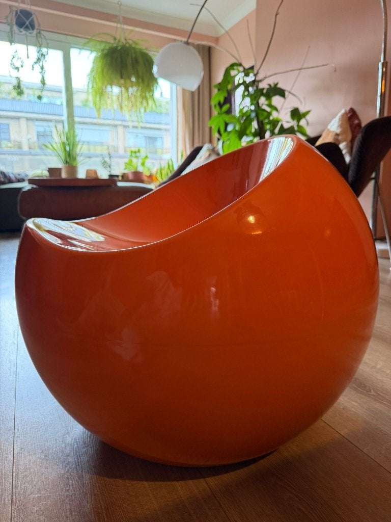 XL BOOM Ball chair oranje, Ophalen, Zo goed als nieuw, Kunststof