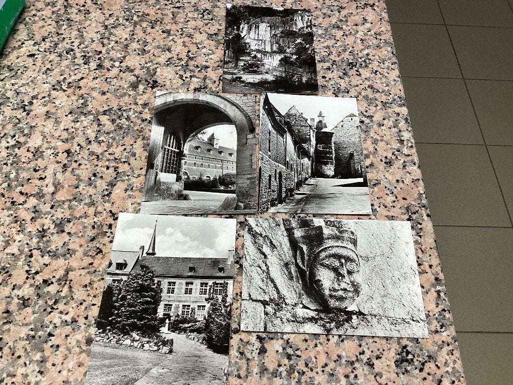 Lot van 5 foto postkaarten Abbaye Notre Dame SAint Rémy, 1960 tot 1980, Foto, Ophalen of Verzenden, Zo goed als nieuw