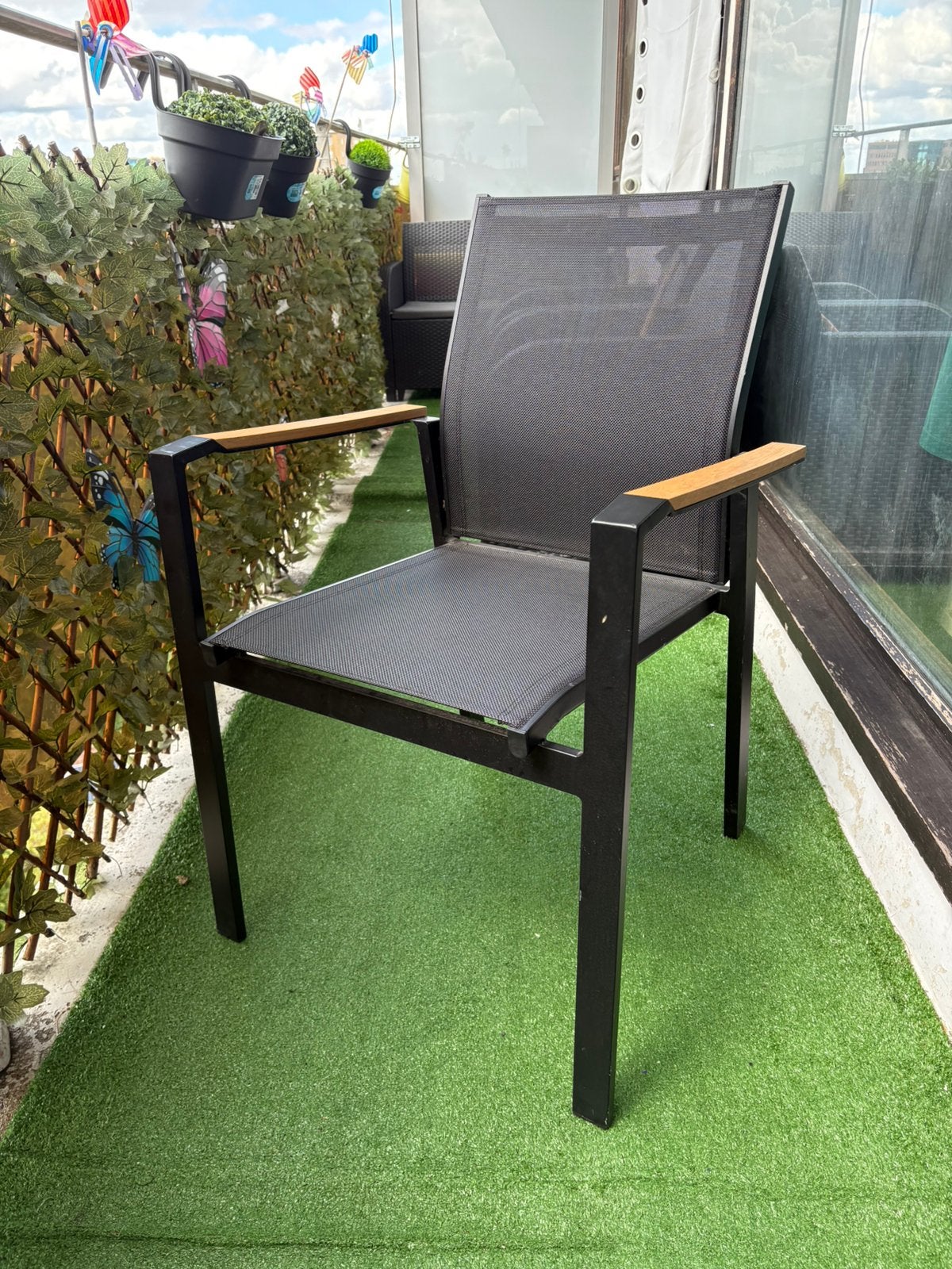 5 tuin stoelen zeer goede kwaliteit en licht, Ophalen, Zo goed als nieuw