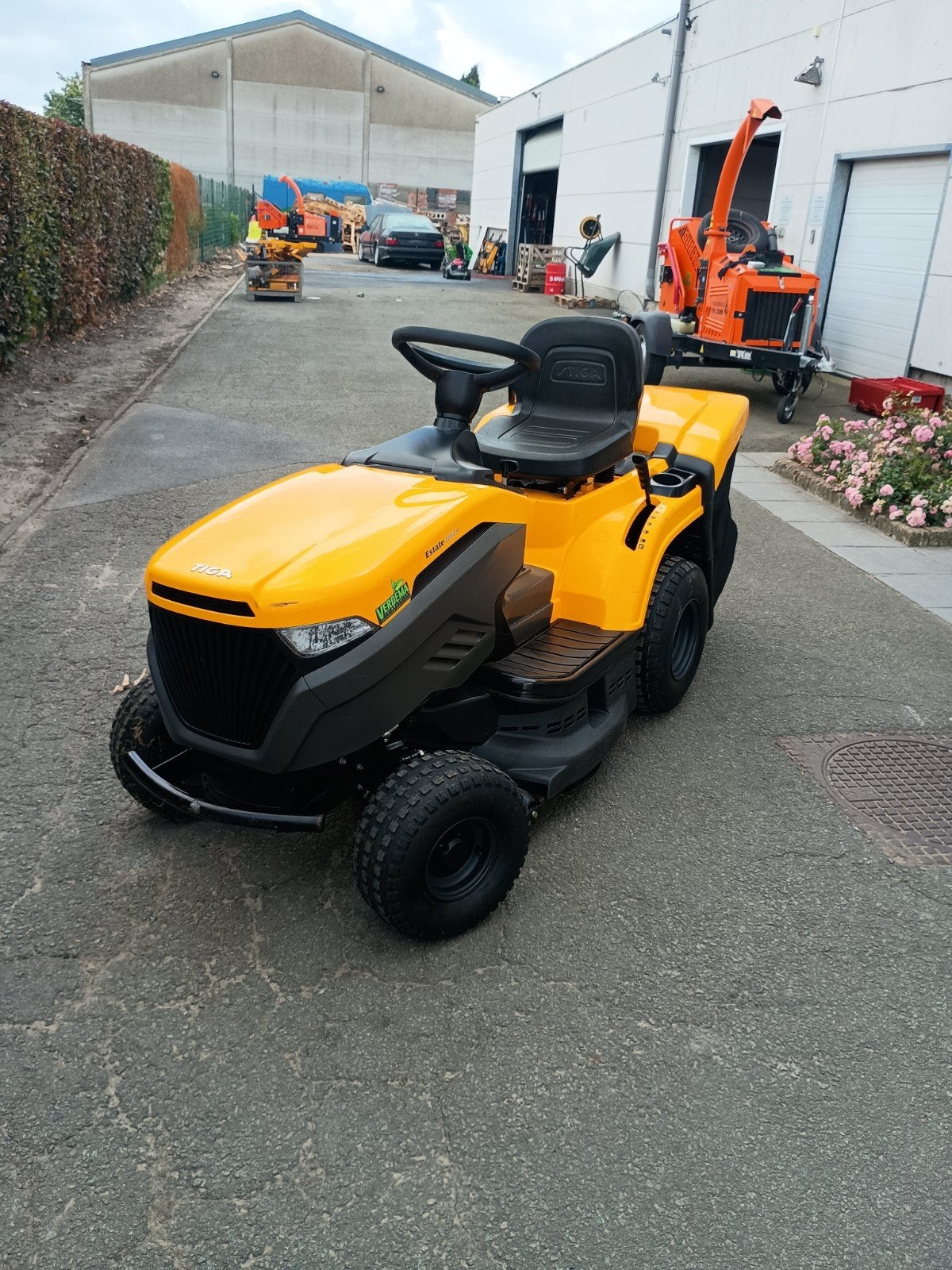 Stiga 2084h zitmaaier, Tuin en Terras, Ophalen, Stiga, Zo goed als nieuw, Elektrische starter