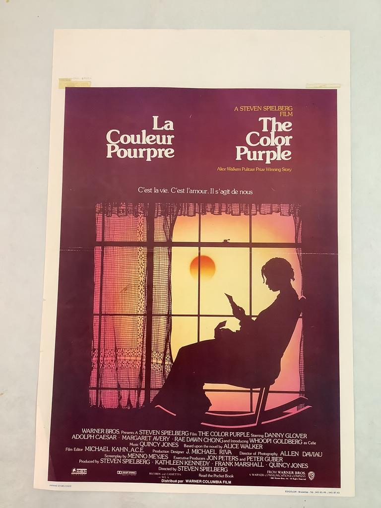 THE COLOR PURPLE   filmposter   36-54 cm   Used, Verzamelen, Ophalen of Verzenden