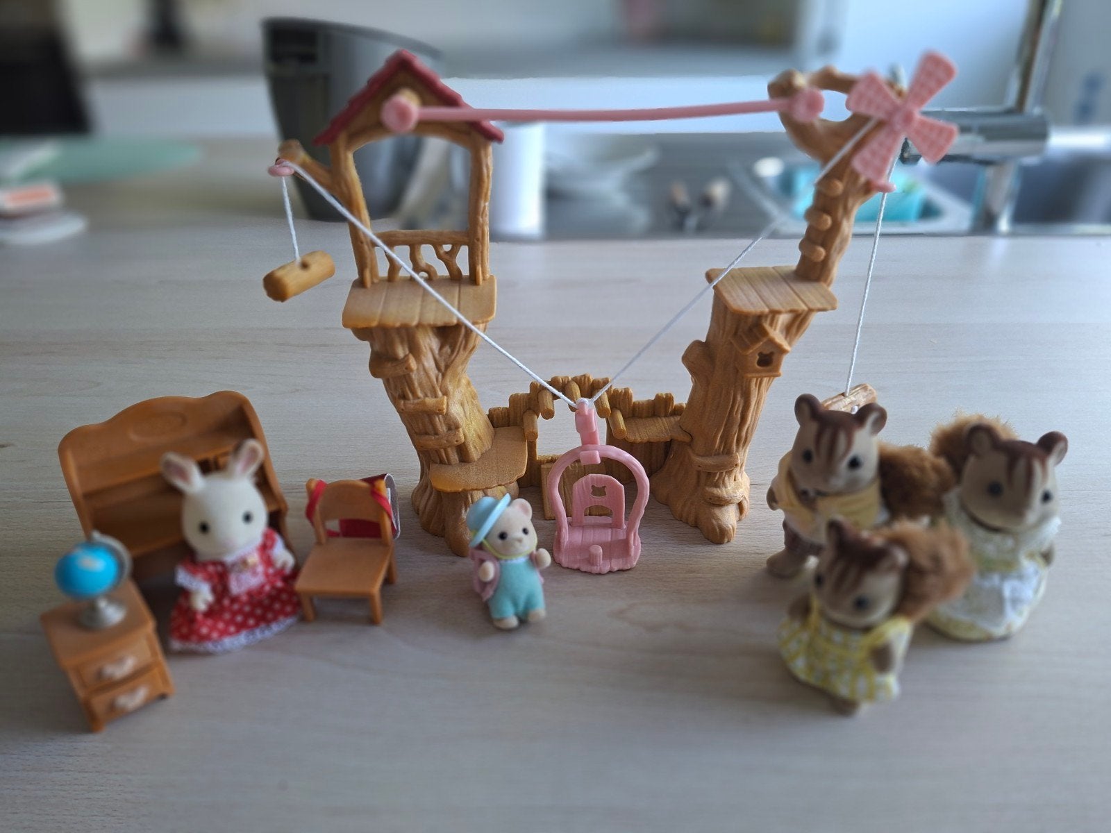 Sylvanian family, Ophalen
