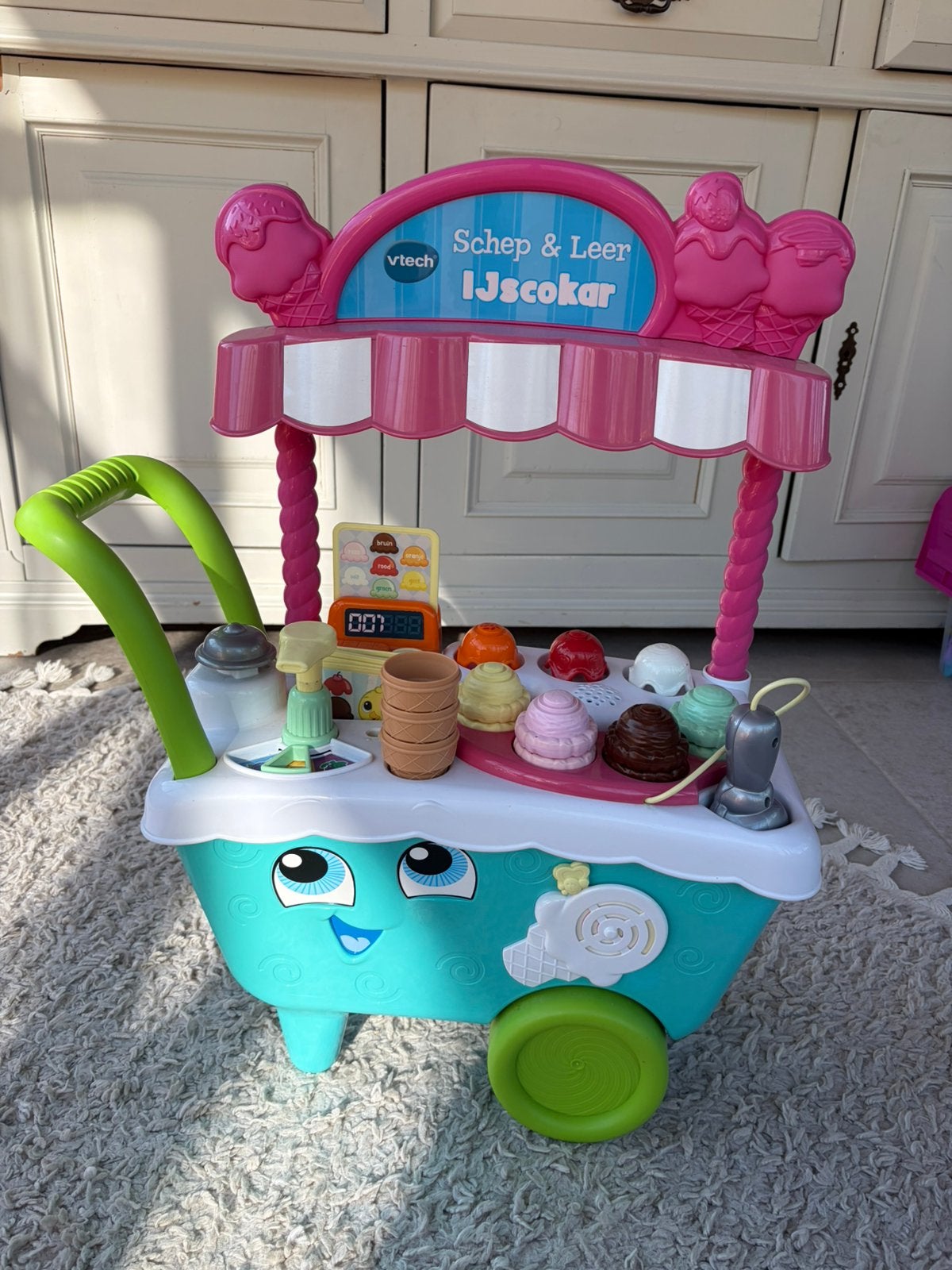 VTech Schep & Leer IJscokar, Ophalen, Zo goed als nieuw