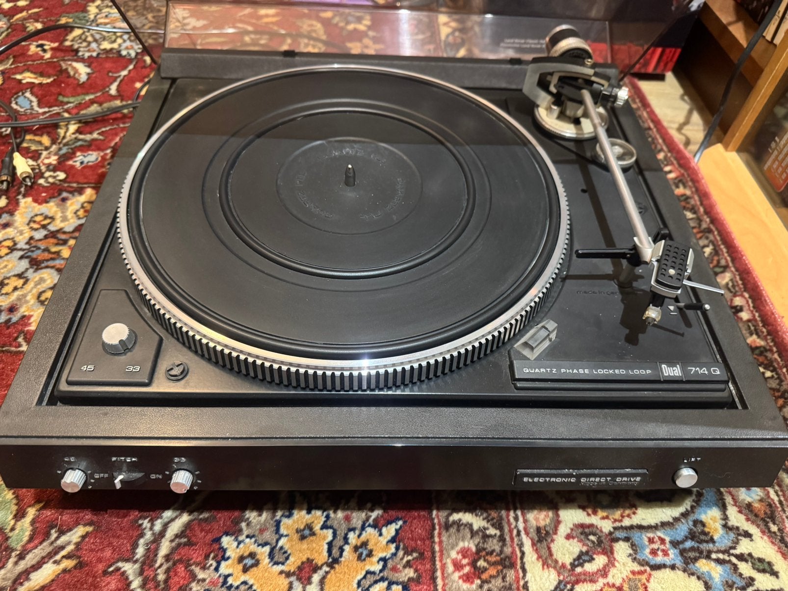 Dual 714Q platenspeler, Ophalen, Zo goed als nieuw, Platenspeler, Dual
