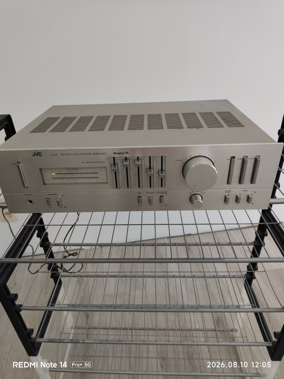 Amplificateur JVC classe A -X2, Audio, Tv en Foto, Versterkers en Ontvangers, Ophalen, JVC