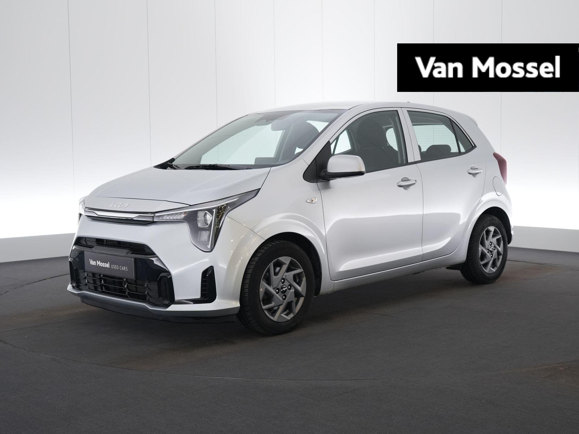 Kia Picanto 1.0 GDI ISG 63 AMT Pulse, Auto's, Kia, Stof, Gebruikt, Zwart, 46 kW