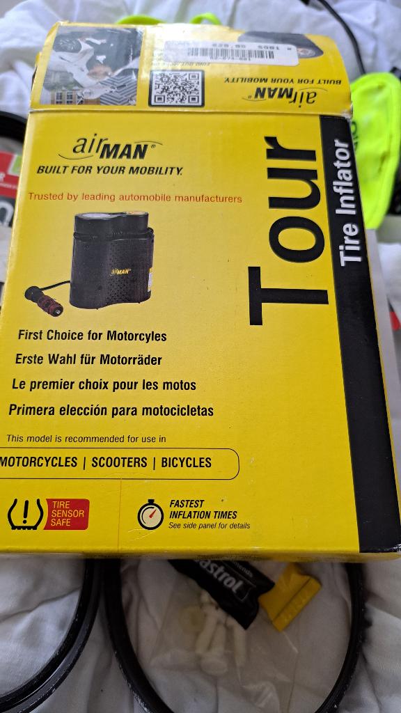 moto AirMan tyre inflator, Enlèvement ou Envoi, Pneu(s)