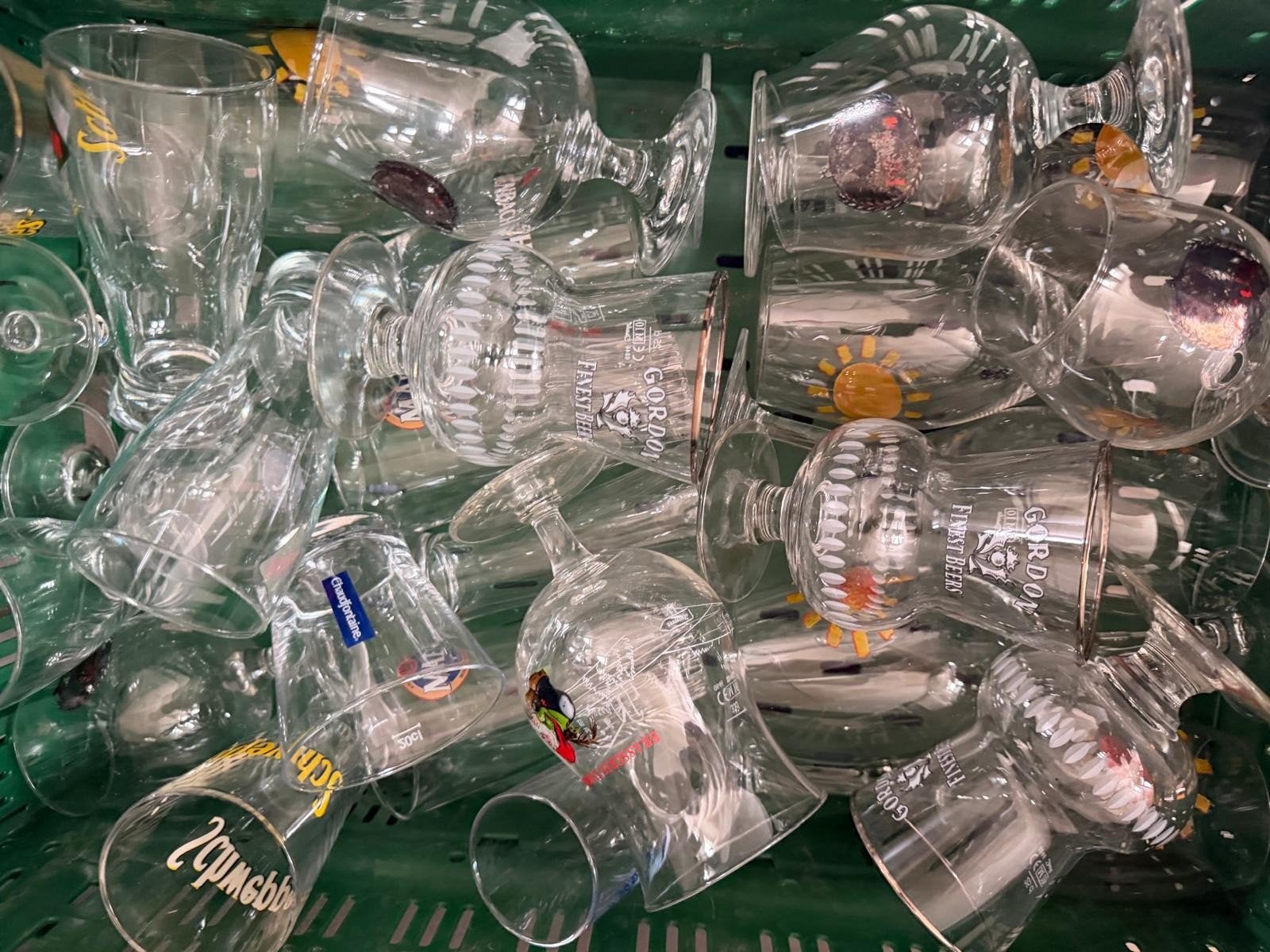 ​Partij van 170+ merkglazen (Bier & Frisdrank) – Alles in 1, Verzamelen, Ophalen, Nieuw, Overige typen