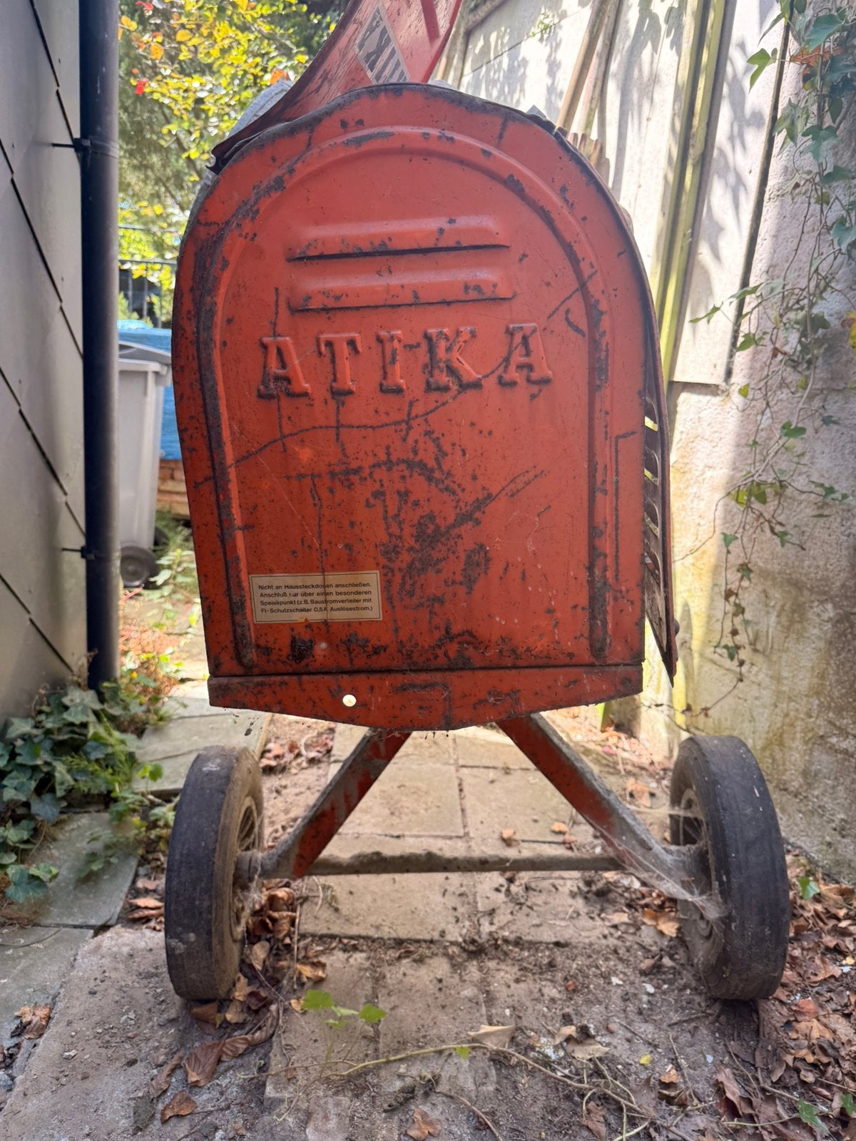 TAtika betonmolen, Doe-het-zelf en Bouw, Betonmolens, Ophalen, Gebruikt